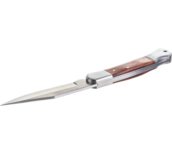 Складной нож STAYER с деревянными вставками средний 47620-1_z01