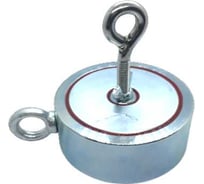 Поисковый двухсторонний магнит Проф-Магнит F400x2, 400 кг F400x2K