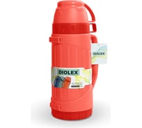 Термос DIOLEX пластиковый со стеклянной колбой, 1800 мл DXP-1800-1-R