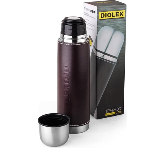 Термос с кожаной вставкой DIOLEX 750 мл DXL-750-1