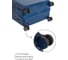 Чемодан пластиковый Pioneer Navy PS-02124 7