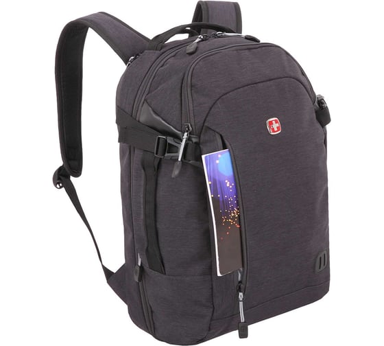 Рюкзак Wenger Swissgear 15'', серый, 31x20x47 см, 29 л SA3555424416
