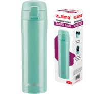 Термокружка LAIMA с двойной стальной стенкой, 470 мл, мятный матовый 608826