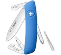 Швейцарский нож Swiza D04 Standard 95 мм, 11 функций, синий KNI.0040.1031