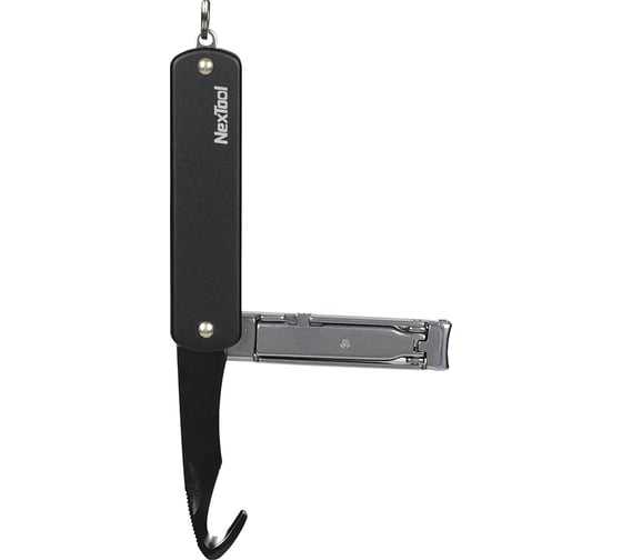 Мультитул-книпсер NexTool Xiaomi Multi Functional Nail Clipper черный, 6 функций NE20010