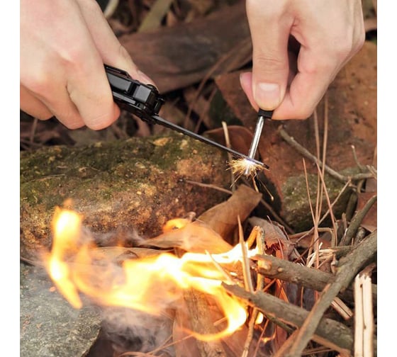 Мультитул NexTool Xiaomi Multifunctional Knife 10 функций, черный NE0123