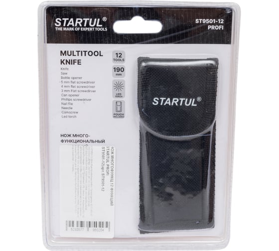 Нож многофункциональный STARTUL 12 функций PROFI ST9501-12