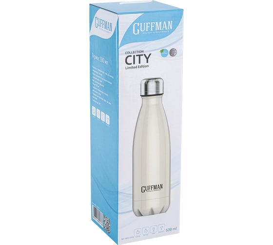 Термос Guffman City 500 мл, белый перламутр N012-038W