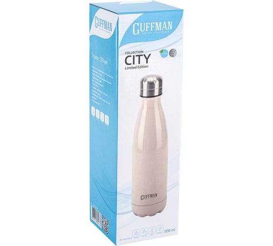 Термос Guffman City 500 мл, розовый перламутр N012-037P