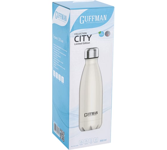 Термос Guffman City 350 мл, белый перламутр N011-036W