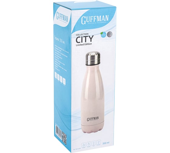 Термос Guffman City 350 мл, розовый перламутр N011-035P