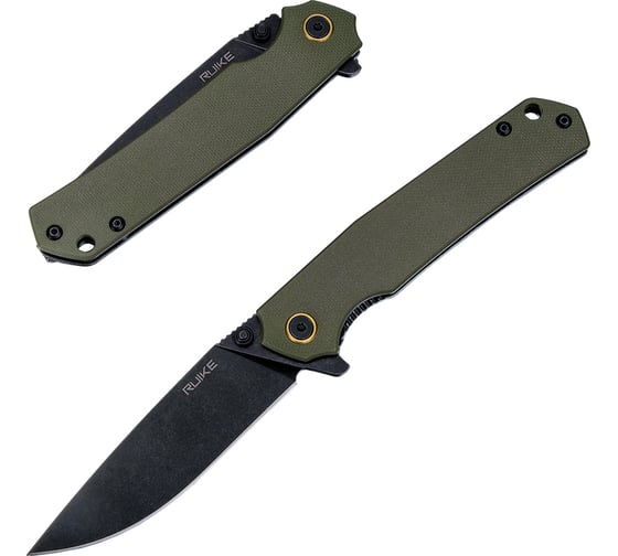 Нож Ruike зеленый P801-G