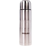 Термос с узким горлом c ребристой поверхностью на корпусе DIOLEX 500 мл DXW-500-1