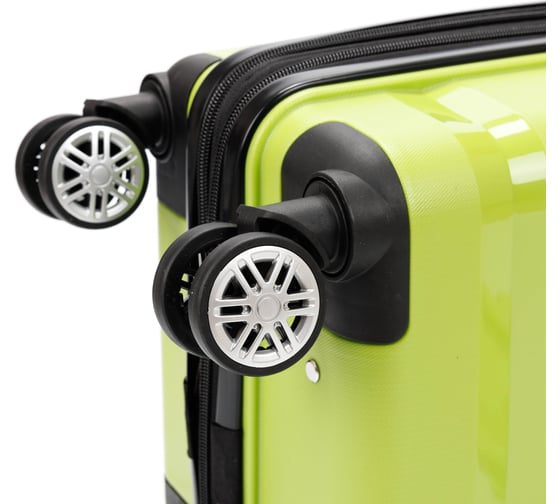 Чемодан Torber В Отпуск, салатовый, полипропилен, 33x22x53 см, 35 л T1902S-Green