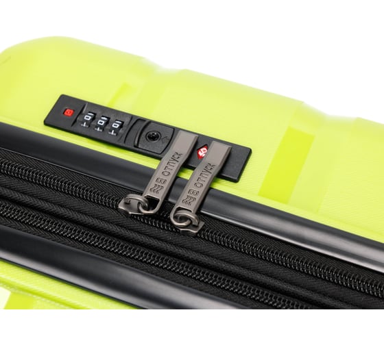 Чемодан Torber В Отпуск, салатовый, полипропилен, 33x22x53 см, 35 л T1902S-Green