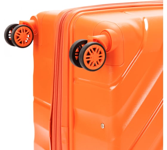 Чемодан Torber В Отпуск, оранжевый, полипропилен, 54.5x33.5x79 см, 135 л T1908L-Orange