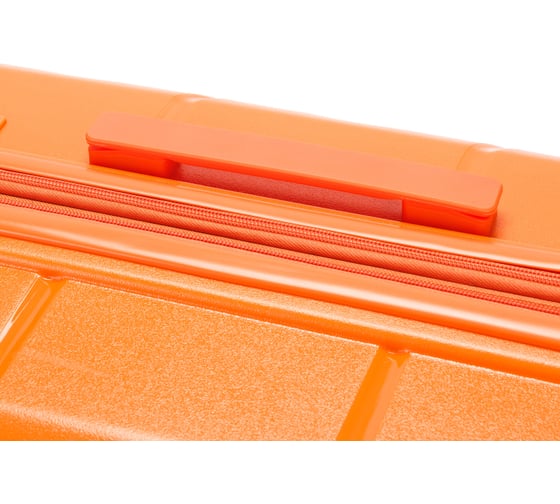 Чемодан Torber В Отпуск, оранжевый, полипропилен, 54.5x33.5x79 см, 135 л T1908L-Orange