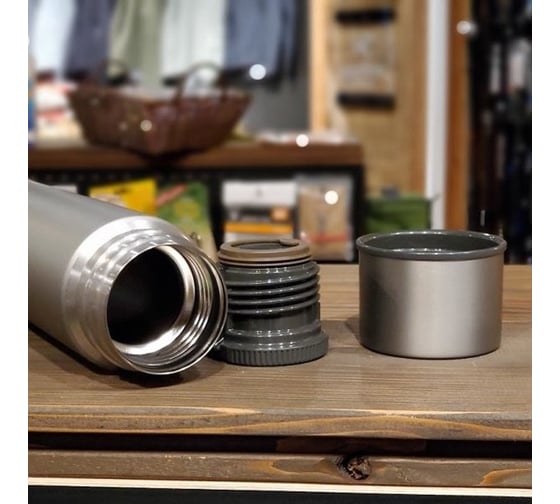 Термос из титана THERMOS FJN-500 TGY 0.5 л, серый 562999