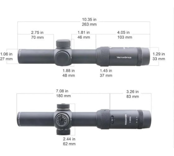 Оптический прицел Vector Optics SFP Forester 1-5x24 30 мм SCOC-03