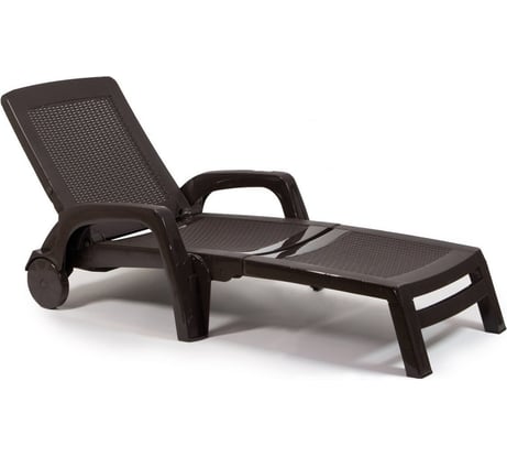 Складной шезлонг BICA B:rattan MIAMI коричневый 178.3