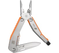 Мультитул Stinger 102 мм, 8 функций, сталь/АБС-пластик, оранжевый, в комплекте нейлоновый чехол MT-GHK10