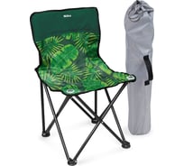 Стул складной Nika Премиум 1 ПСП1 ПСП1/2 с тропическими листьями темный