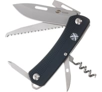 Нож перочинный Stinger 103 мм, 10 функций, материал рукояти: АБС-пластик, черный FK-GHK2P-06
