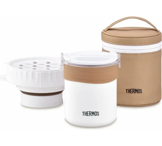 Термос для еды с чехлом и емкостью THERMOS JBS-360 0.36 литра, белый 135223
