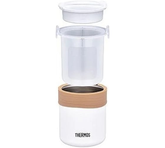 Термос для еды с чехлом и емкостью THERMOS JBS-360 0.36 литра, белый 135223