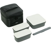 Термосумка с контейнерами THERMOS DJF-1800 MTBK 1.8 л, черная 135384