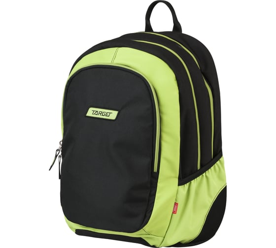 Рюкзак TARGET 3zip Black lime 21289 1