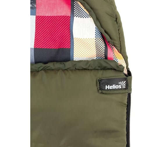 Спальный мешок Helios OLYMPUS 200 г/кв.м, 180x70 см, холлофайбер, зеленый/город (T-HS-SB-O-200S-NC) 00000325295