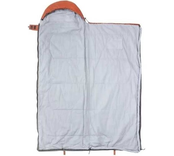 Спальный мешок Helios TORO Wide 200 г/кв.м, 220x90 см, правый, стратекс, оранжевый (T-HS-SB-TW-200R) 00000311005
