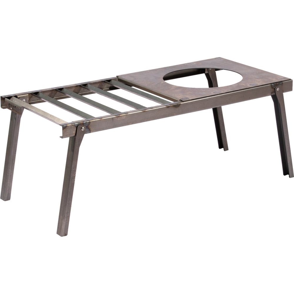 Решетка костровая Следопыт с подставкой под казан, усиленная PF-GR-13 ...