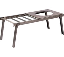 Решетка костровая Следопыт с подставкой под казан, усиленная, в сумке PF-GR-12