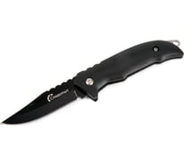 Нож туристический Следопыт 64 мм, ручка черная PF-PK-31