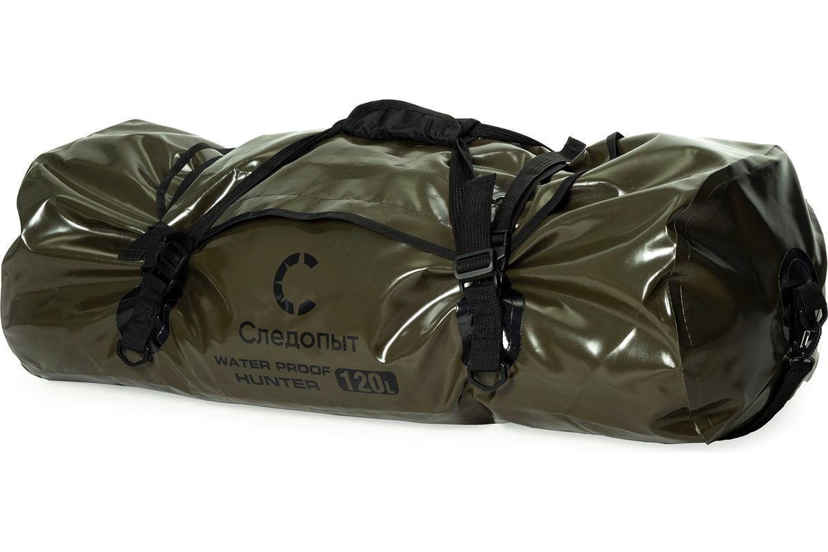 Гермосумка с молнией Следопыт Hunter, 120 л, хаки с чёрным PF-ZH-120H ...