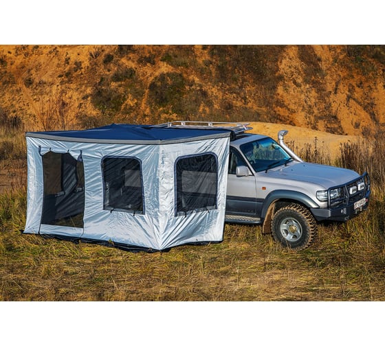 Стенки к автомобильной веерной маркизе (тамбур) РИФ 2x2.3 м, с полом, правые RIFAN042023802.SET