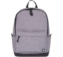 Рюкзак BRAUBERG сити-формат, с защитой от влаги Grey Melange, 43х30х17 см 228842