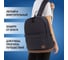 Рюкзак BRAUBERG Black Melange сити-формат, с защитой от влаги, 43х30х17 см 228841 2