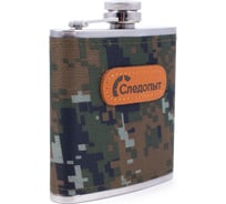 Фляжка Следопыт в оплетке из oxford camo pixel, 180 мл PF-BD-F20