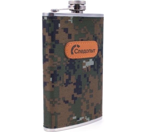 Фляжка Следопыт в оплетке из oxford camo pixel, 280 мл PF-BD-F22 1