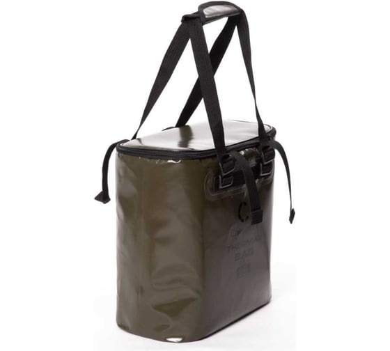 Сумка изотермическая Следопыт Thermal Bag ПВХ, 25 л, 35x20x36 см, хаки PF-BI-TB08