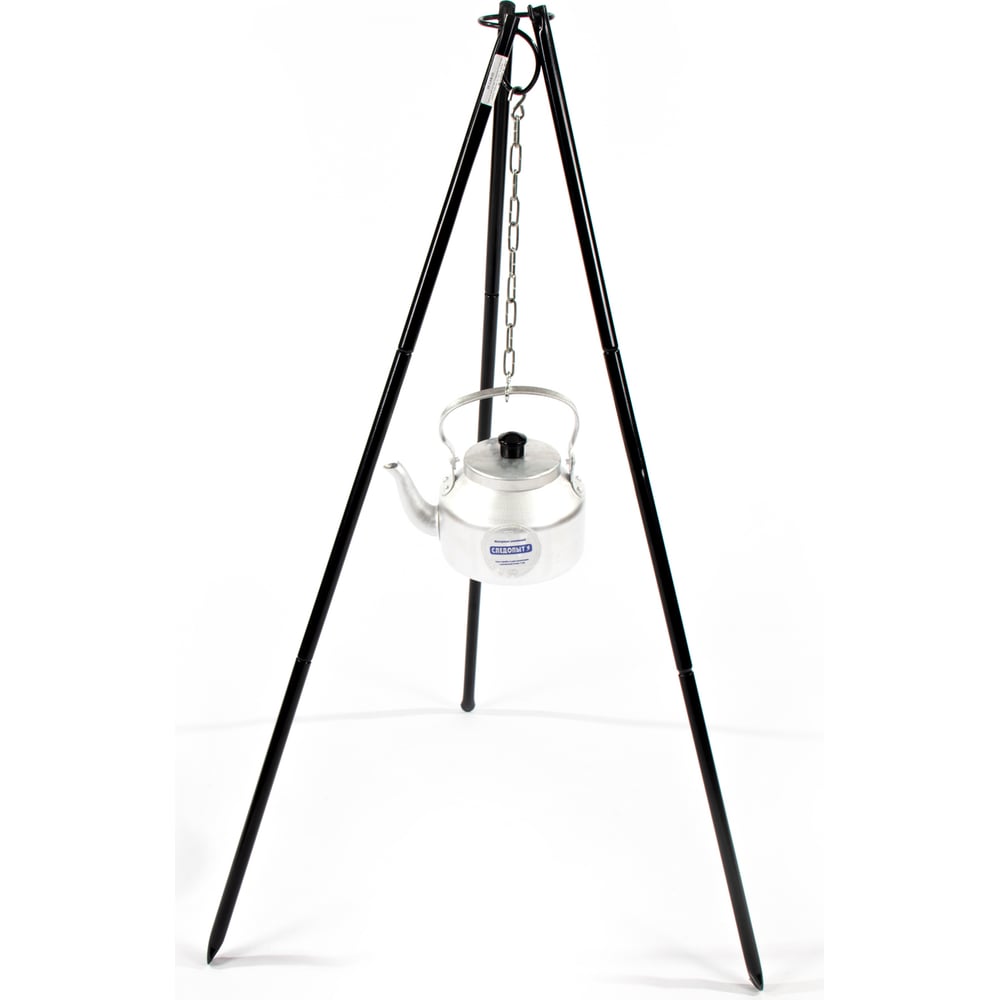 Тренога для костра Следопыт 1000 мм, 3х составной, в чехле PF-CAM-03 ...