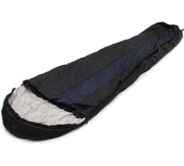 Спальный мешок-кокон Следопыт Comfort, 230x80 см, до 0С, 3-слойный, черный PF-SB-35