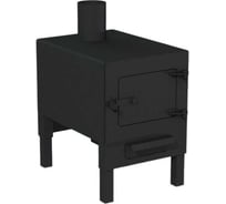 Печь буржуйка ПЕЧЬМАСТЕР КОМФОРТ с комплектом дымохода PBK-20SD