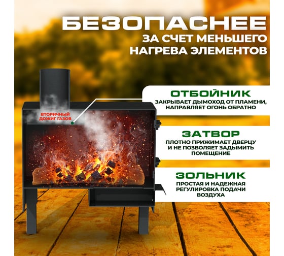 Печь буржуйка ПЕЧЬМАСТЕР КОМФОРТ 20 PBK-20