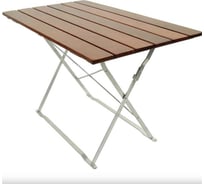 Стол KONWAY 120x70 мм, складной, сталь, массив акации, вишня GR-902