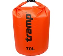 Гермомешок Tramp Diamond RipStop ПВХ, 70л, оранжевый TRA-209