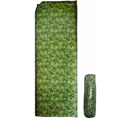 Самонадувающийся коврик Tramp Connect Camo камуфляж, 185х66х5 см TRI-007